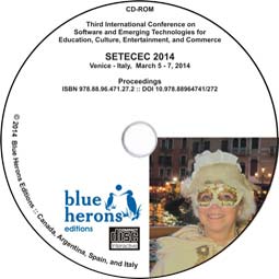 Academic CD Proceedings: SETECEC 2014  (Venice, Italy) :: ISBN 978.88.96.471.27.2 :: DOI 10.978.8896471/272 